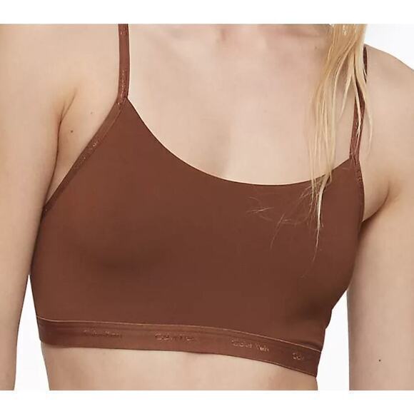 Calvin Klein Form to Body Natural‎ Unlined Bralette size XS NWT - Picture 1 of 5